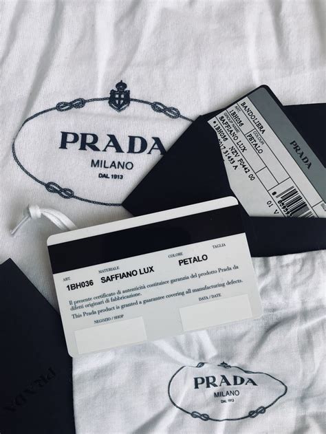 prada certificate card check|prada authentication checklist.